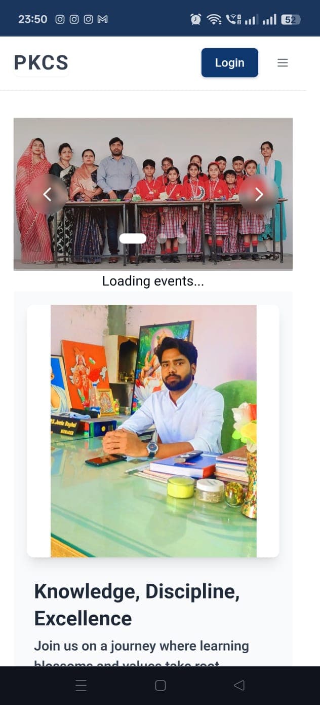 Gyan Vision School App Screenshot